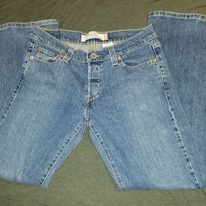 Levi's 513 Low Slouch Bootcut Button Fly Levi's Women's Blue Jeans 9S